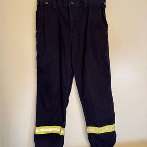Carhartt Men's Reflective Work Pants Navy 32x32